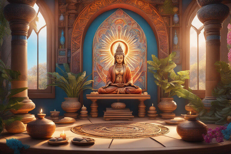 Как и зачем делать алтарь для медитации у себя дома