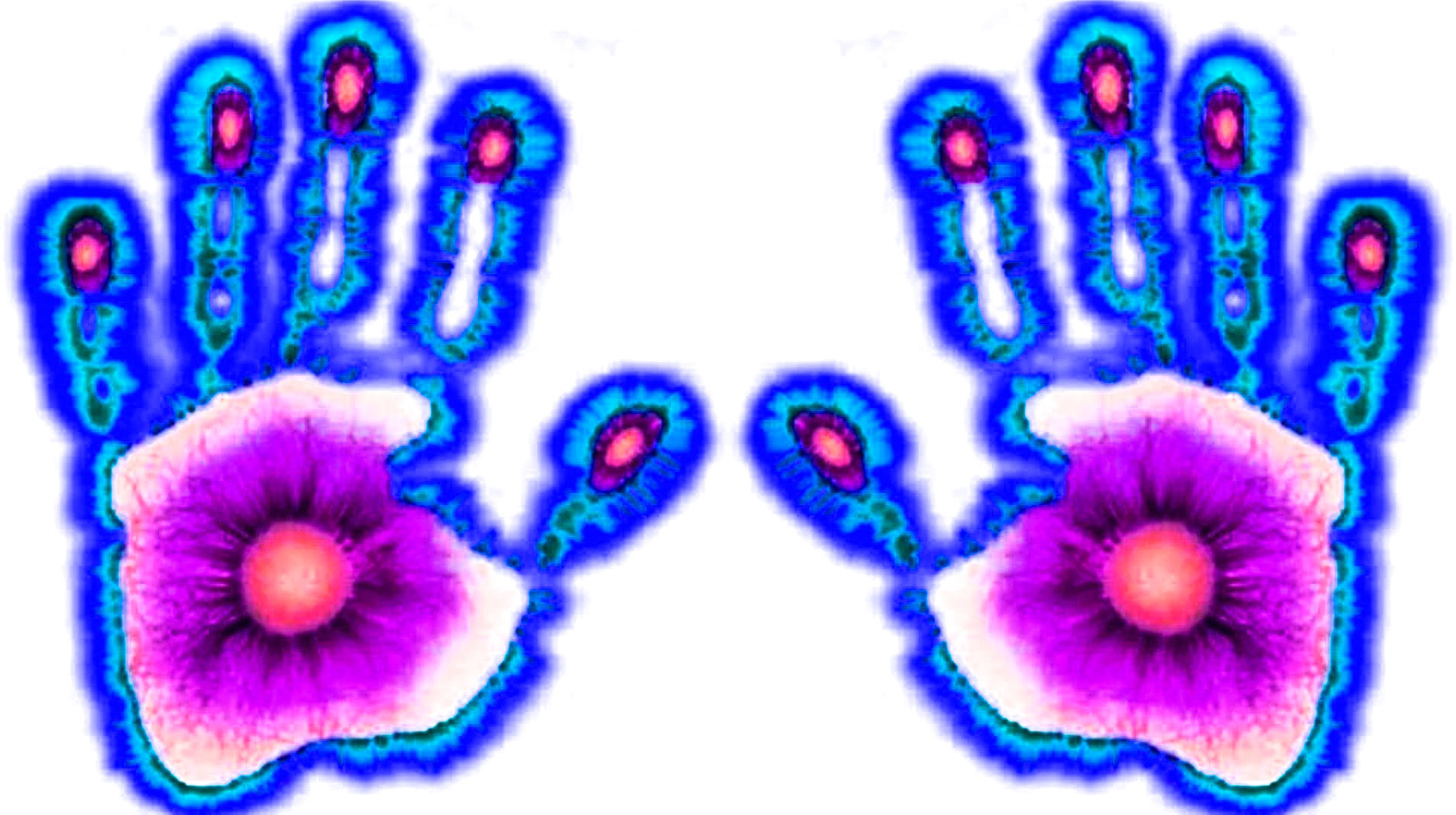 kirlian foto hand